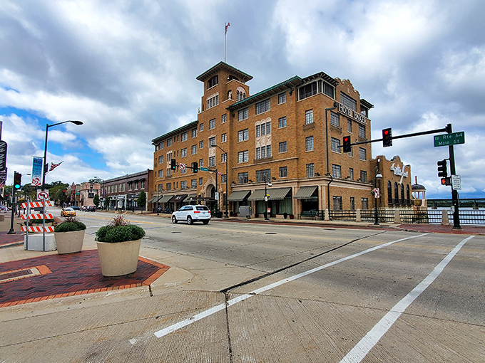 Hotel Baker: Standing tall since 1928, it's like the Great Gatsby threw a party and never left.