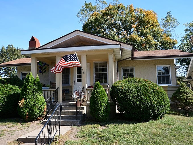 Home sweet historic home! This Sears catalog house is like a time machine with a porch – just add a rocking chair and sweet tea for instant nostalgia.