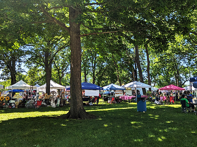 Farmers market or treasure hunt? Either way, you're bound to leave with a bag full of goodies and a smile on your face.