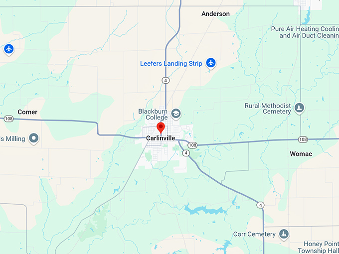 16. carlinville map