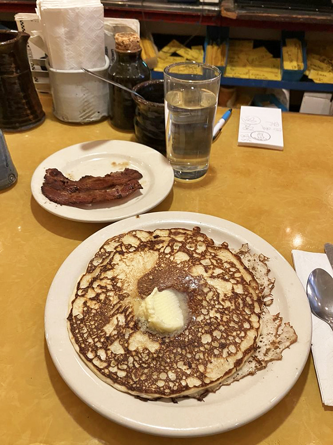 Pancakes and bacon: The Batman and Robin of breakfast. This classic combo never fails to save the day… or at least your morning.