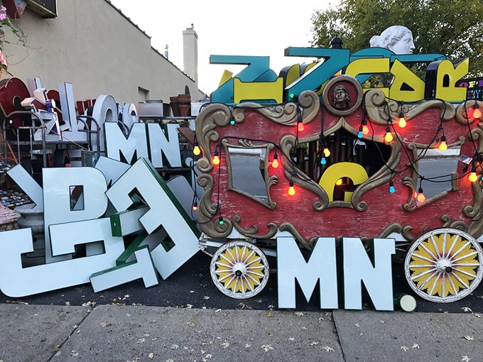 Minnesota pride on display! These salvaged letters could spell out your next great adventure or home decor masterpiece.