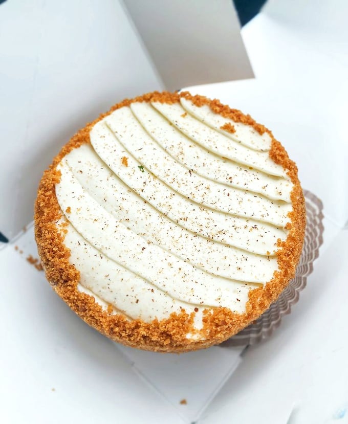 Eggnog in pastry form? It's a Christmas miracle! This tart is creamier than your uncle's holiday stories.