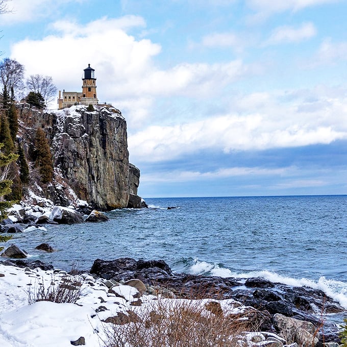 Winter at Split Rock: where the air is so crisp, it makes your nose hairs stand at attention like tiny icicle soldiers.