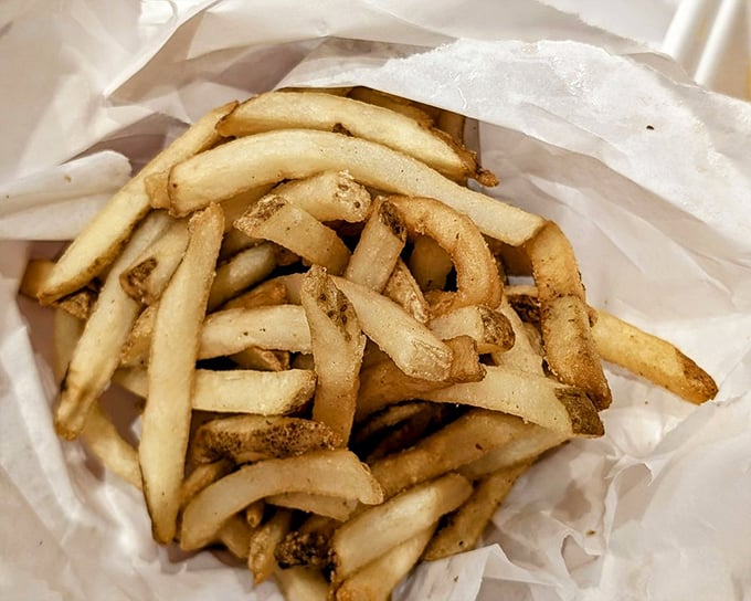 Fries so good, they'll make you forget about chili... for about five seconds. Crispy, golden, and begging to be dunked!