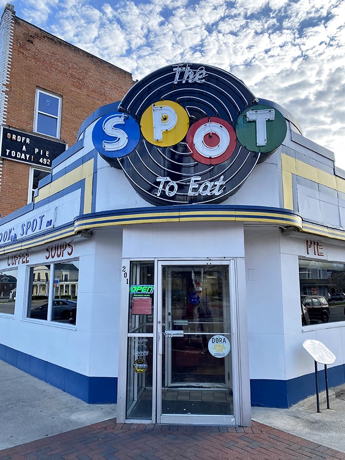 Step into The Spot and be transported to a world where jukeboxes rule and pie is always on the menu.