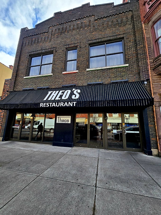 Sleek, stylish, and serving up comfort food? Theo's is the James Bond of diners.