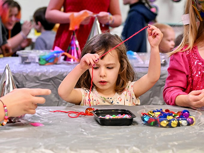 Craft time or NASA training? These kiddos are creating masterpieces that'd make even Martha Stewart proud.