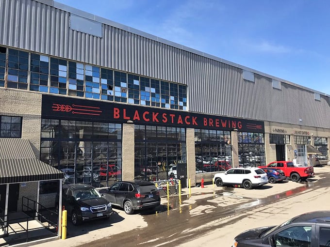 Don't be fooled by the no-frills facade. Inside Blackstack, beer alchemy turns humble ingredients into liquid gold.