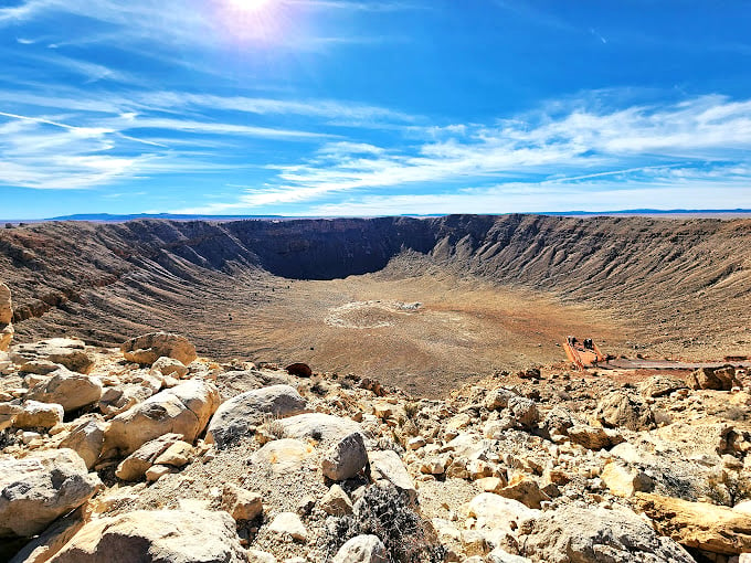 Nature's own amphitheater or an alien landing site? Meteor Crater's vast expanse will leave you pondering the cosmos.