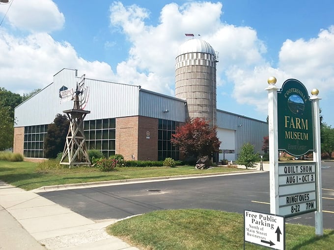 Coopersville Farm Museum: Where tractors go to retire! This charming barn-red building houses a treasure trove of agricultural nostalgia, complete with a towering silo.