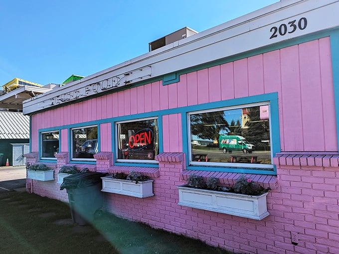 Step into a time warp at Don's! The milkshakes here are so thick, you might need a DeLorean to get back to the future.