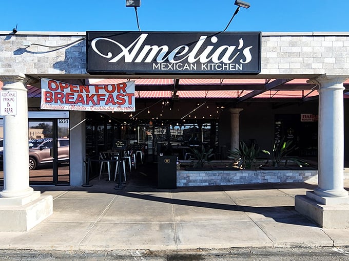 Amelia's: Where the fiesta starts before you even step inside! This inviting facade promises a flavor explosion that'll make your taste buds do the salsa.