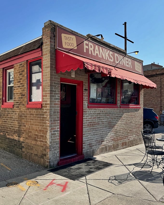 Step right up to Franks Diner, where the red awning promises 