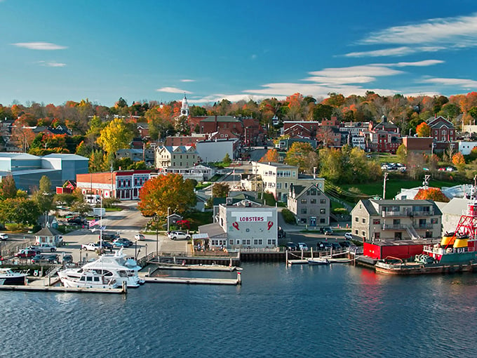 Belfast's waterfront looks like a movie set where lobsters star and boats play supporting roles. The historic buildings and harbor create Maine's perfect postcard moment. Photo credit: Business Insider