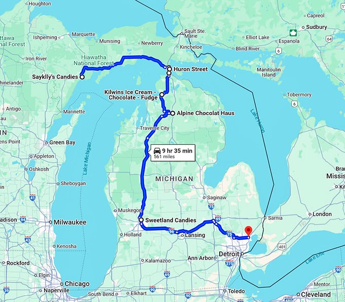 sweet-tooth-trip-michigan map