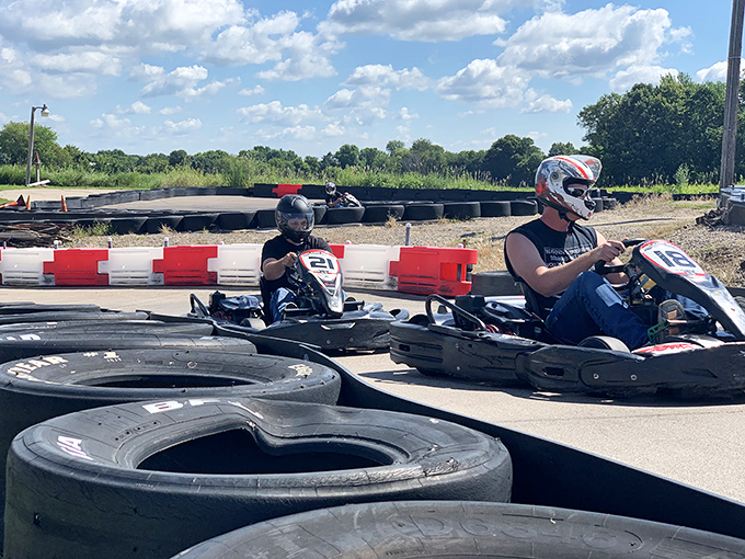 Buckle up, buttercup! This isn't your grandma's bingo night – it's a high-octane adventure where the only hot dish is the burning rubber on the track.