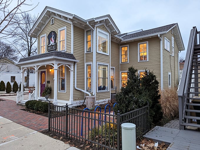 A storybook come to life! This charming Victorian house isn't just a bookstore; it's a portal to countless literary adventures waiting to unfold.