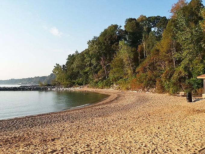 Sunrise Park: Nature's own infinity pool! This Lake Michigan shoreline could give the Riviera a run for its money.