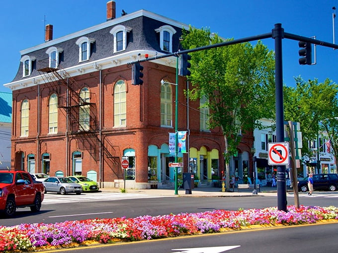 Where academia meets Main Street charm. This historic brick building could tell tales of college pranks and town gossip alike.