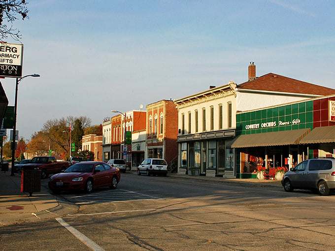 Fulton's Main Street: Where Norman Rockwell meets the Midwest. Vintage storefronts whisper tales of simpler times, inviting you to slow down and savor small-town charm.