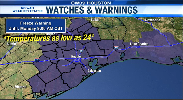 Houston on Alert: Freezing Temps and Rain Incoming—Get Ready for the Cold Front