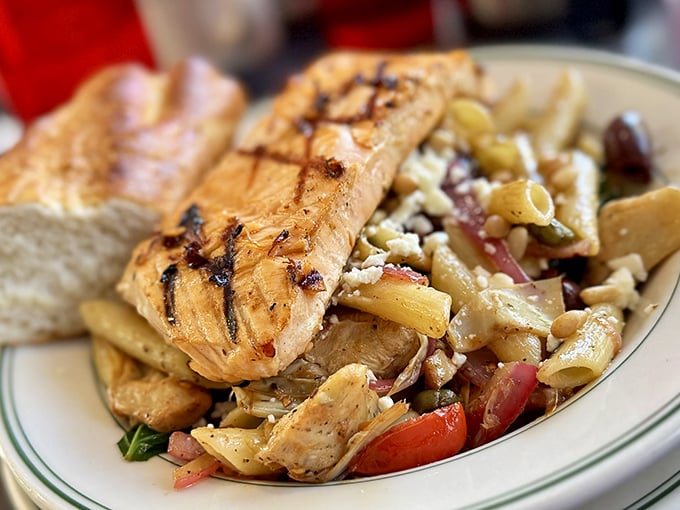 Who said healthy eating can't be indulgent? This salmon dish is like a Mediterranean vacation for your mouth – no passport required!