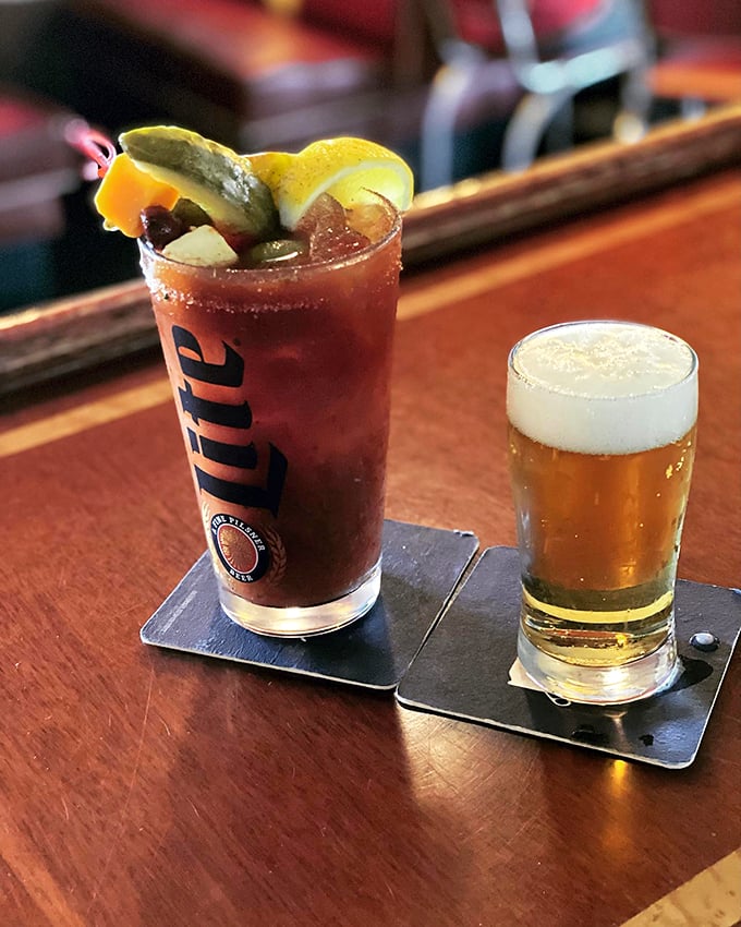 The Bloody Mary: A meal in a glass that packs a punch. It's like a liquid salad bar with a kick – perfect for those "hair of the dog" mornings.