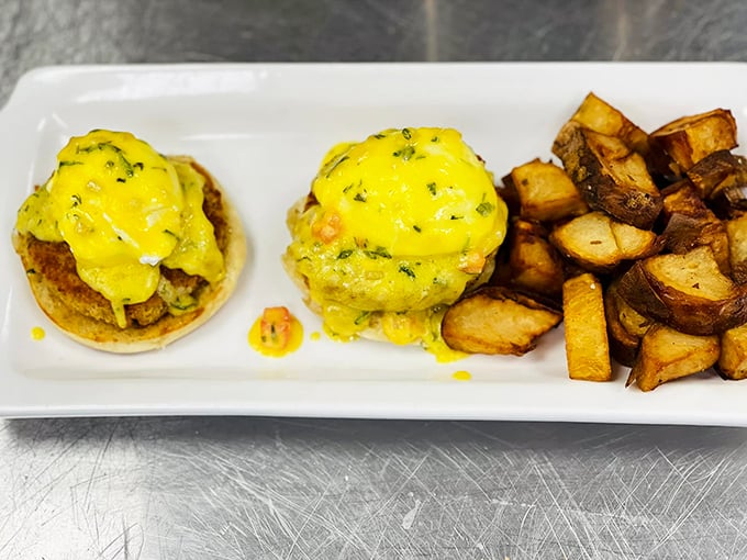 Eggs Benedict's fancy cousin has arrived! These Crab Cake Benedicts are so golden and inviting, they might just steal the show at brunch.