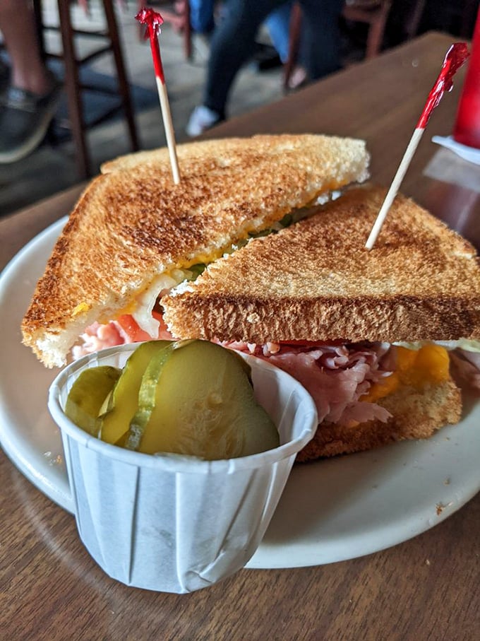 A sandwich so perfectly grilled, it could make a panini press blush! Zip's classic ham and cheese is comfort on a plate.