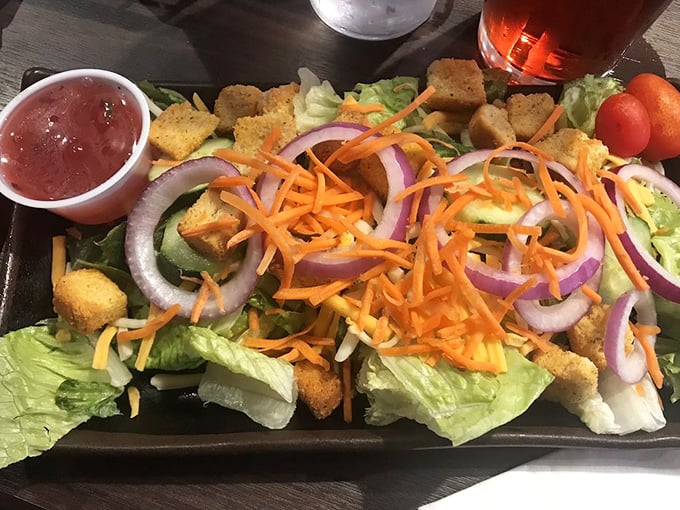 A salad that's more dressed up than I am on a Friday night! It's a garden party, and your fork is invited.