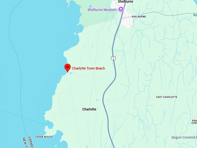 16. charlotte town beach map