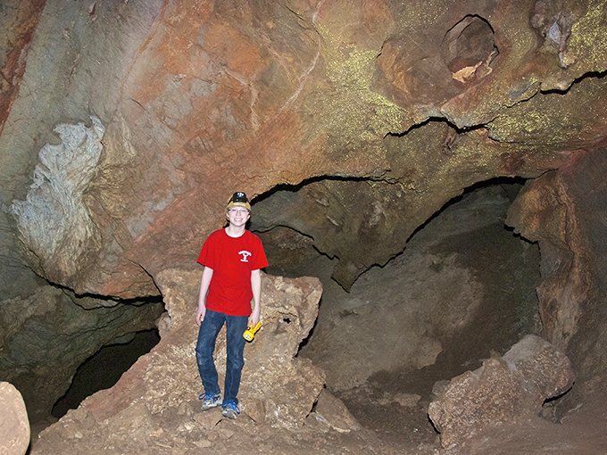 Who needs a fancy light show when you've got nature's own disco ball? These cave formations are ready to party, geological time.