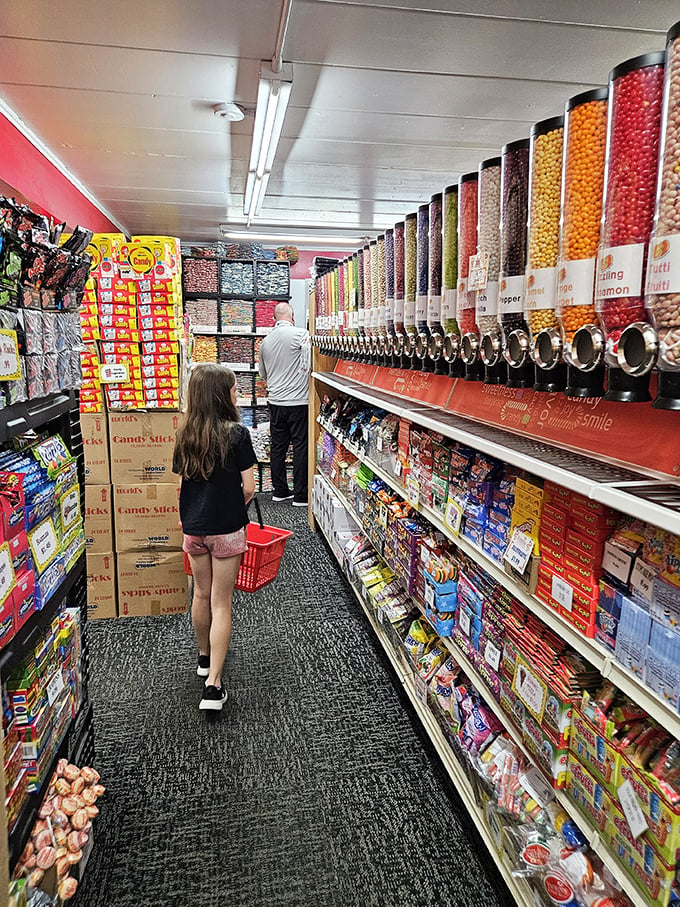 Decisions, decisions! These candy connoisseurs are facing the sweetest dilemma since Charlie Bucket toured the chocolate factory.