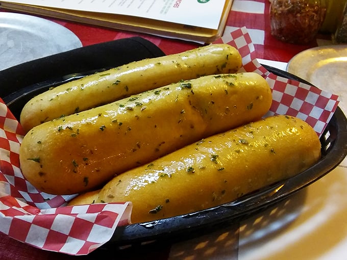 Garlic bread that's not trying to be fancy - just perfectly buttery, herby, and ready to soak up every drop of sauce.