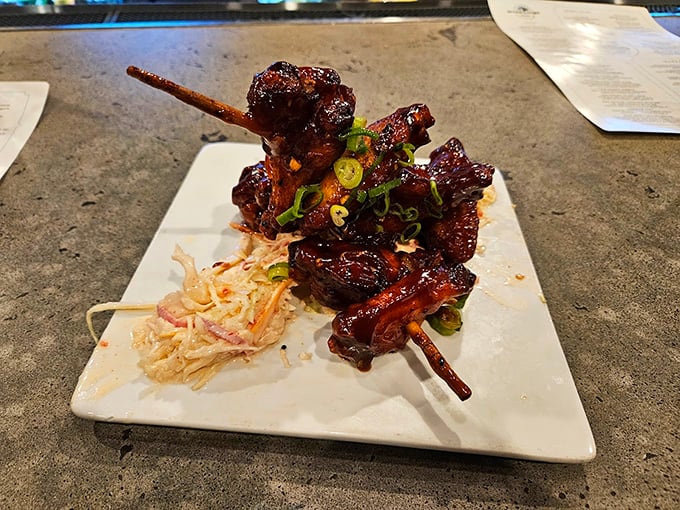 These chicken wings are so sticky, they'd make a spider jealous. Finger-licking good doesn't even begin to cover it! Photo credit: Sabrina Jarrett