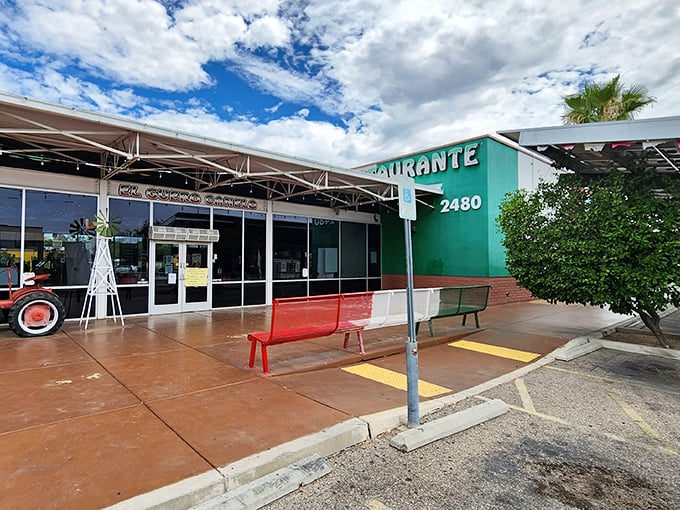 El Güero Canelo: A hot dog palace fit for royalty! This Tucson landmark could double as a set for a Wes Anderson food film.