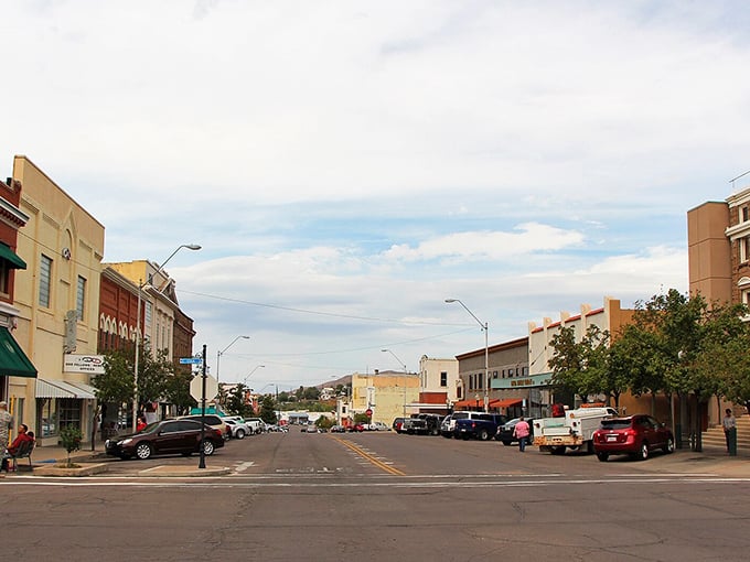 Globe: A copper town that's pure gold. This street scene is so quaint, Norman Rockwell would be reaching for his paintbrush.