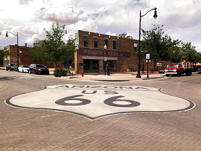 Winslow: Standing on a corner has never looked so good! This famous intersection is more star-studded than the Hollywood Walk of Fame.