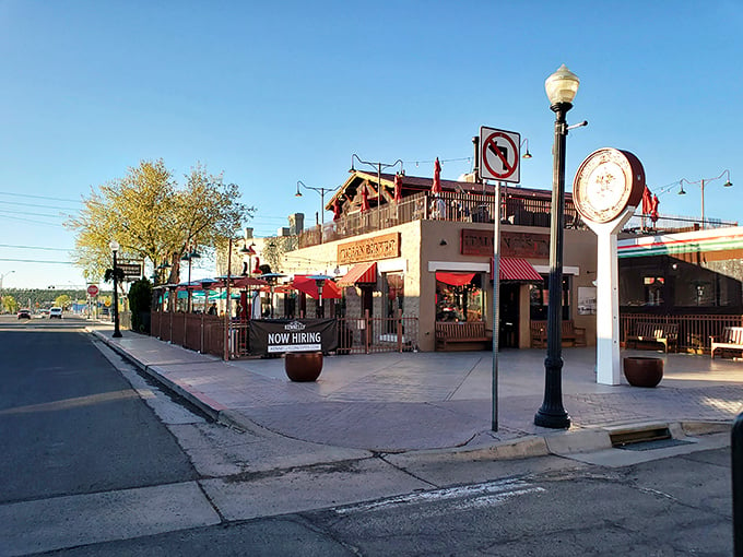 Williams' historic district: Where Route 66 meets Main Street, USA. It's like stepping into a Norman Rockwell painting with better dining options.