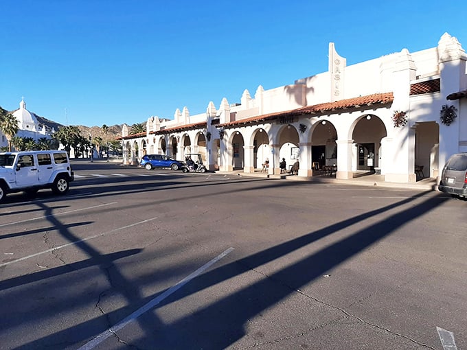 Ajo's town center: Where every building is a work of art and every street a gallery. Who needs big city museums when you have this?