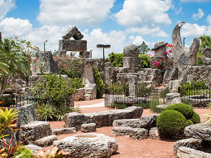 Coral Castle: Where unrequited love meets superhuman strength. It's like The Flintstones went Gothic.