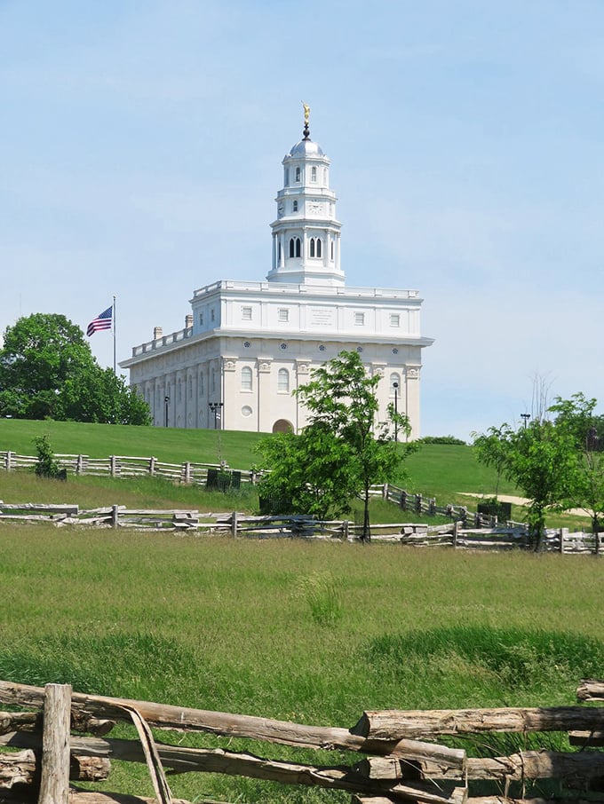 Where the sacred meets the sweet in Nauvoo. After touring the historic sites, indulge in some heavenly fudge – because even pioneers had a sweet tooth.