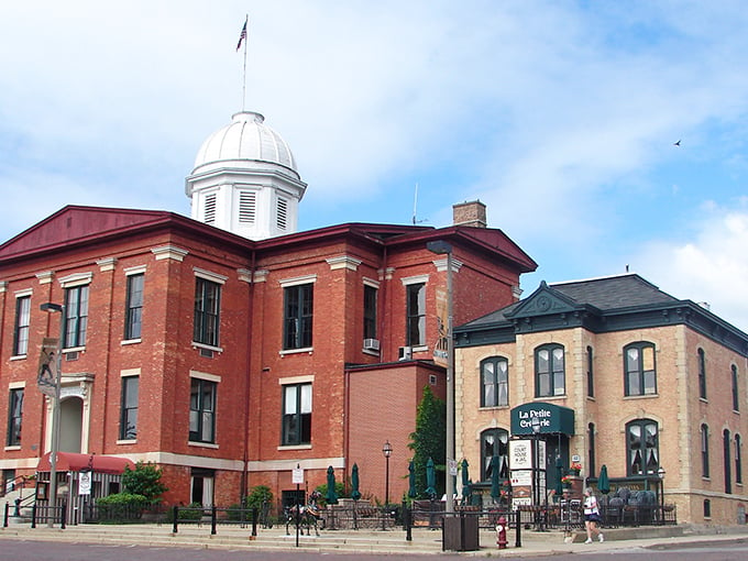 The Woodstock Opera House steals the show. It's so picturesque, it makes other buildings want to take acting classes.