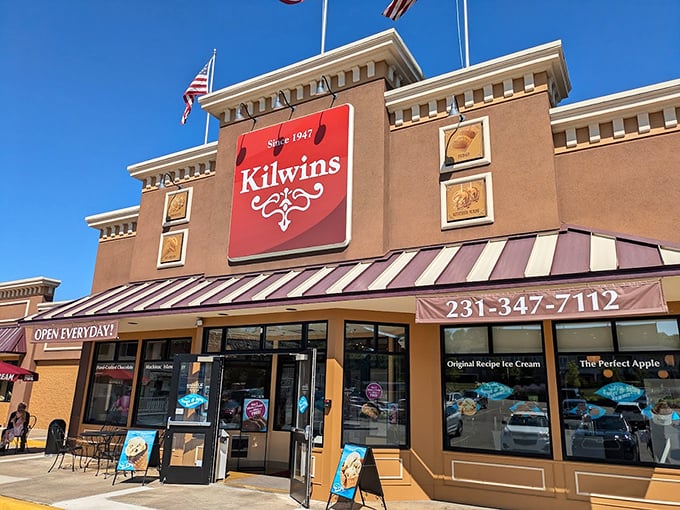 Chocolate waterfall? Check. Fudge paddling? You bet. Kilwin's is where candy dreams come true, and diets go to die. Photo credit: Paul Kaser