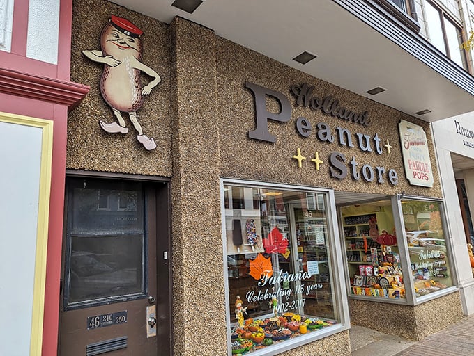 The Peanut Store: Where nuts get the red carpet treatment. Step into this time capsule of flavor and crunch! Photo credit: Scott Long