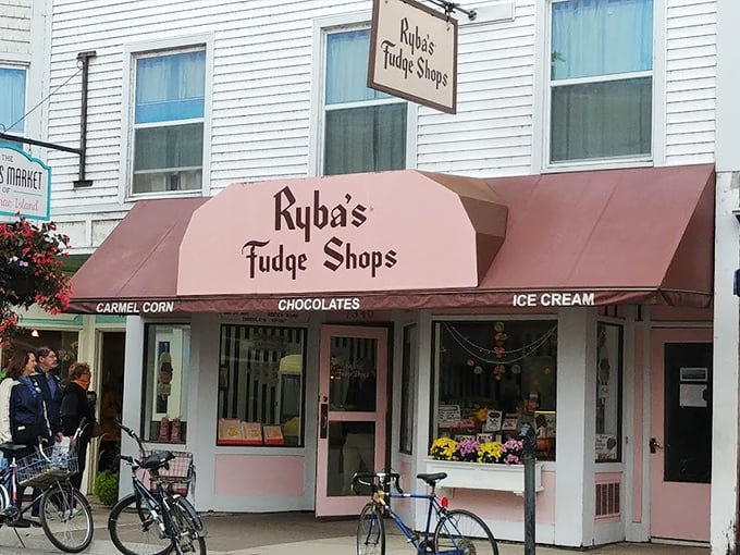 Ryba's: The fudge capital of Mackinac Island. Watch master fudge-makers turn simple ingredients into edible magic! Photo credit: Preston Luman