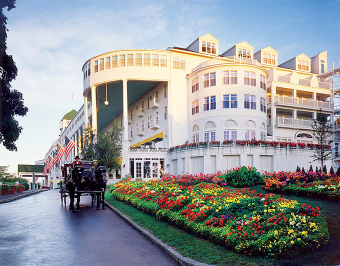 Imagine the Titanic, but landlocked and with a much happier ending. That's the Grand Hotel for you, folks!