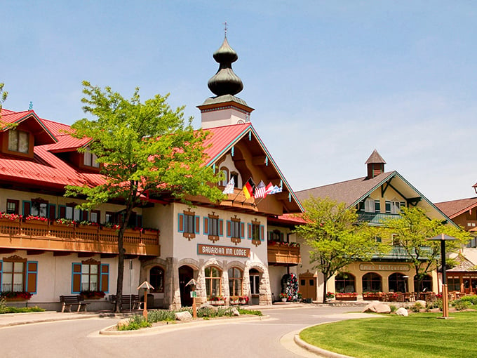 Lederhosen optional, but a hearty "Prost!" is mandatory at the Bavarian Inn Lodge. It's like Oktoberfest decided to set up shop year-round.