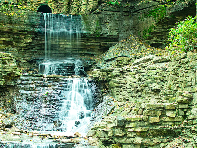 Shhh... it's nature's best-kept secret! This urban oasis is perfect for those who like their waterfalls with a side of city life. Photo credit: Dale Bart